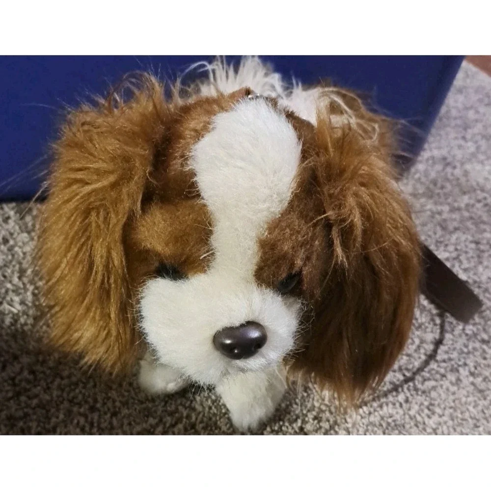 A Puppy At Heart Purse Handbag King Charles Spaniel Dog Plush Stuffie Purse
